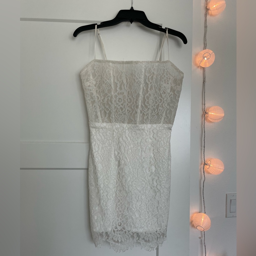 Oh Polly White Mini Dress